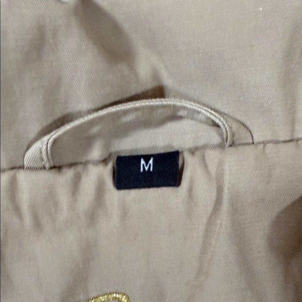 Guess Beige Ruffle Trench Coat SKU1421 - Picture 6 of 10